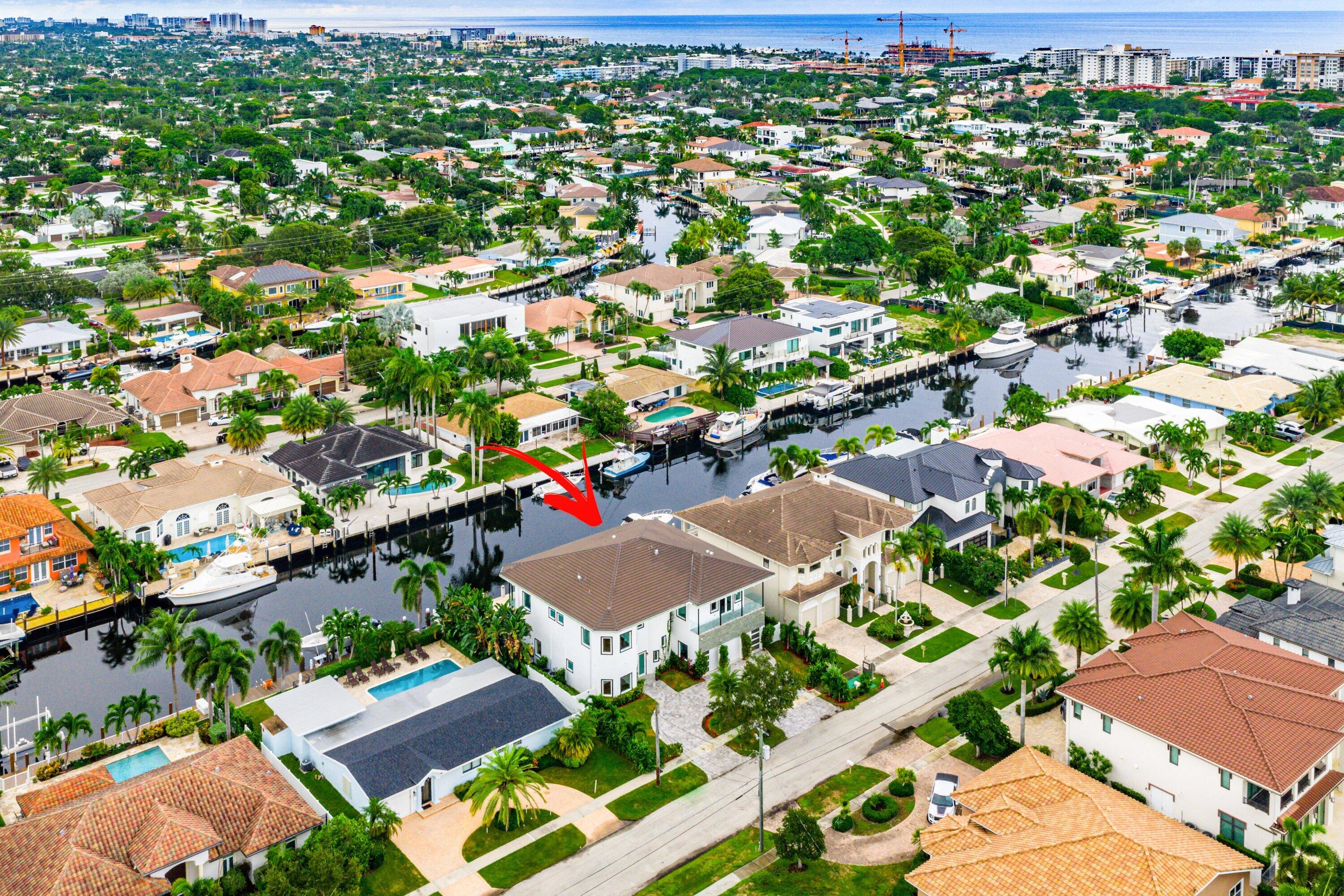 2641 Northeast 48th Street Lighthouse Point, FL 33064 - Photo 58 of 68 Aerial