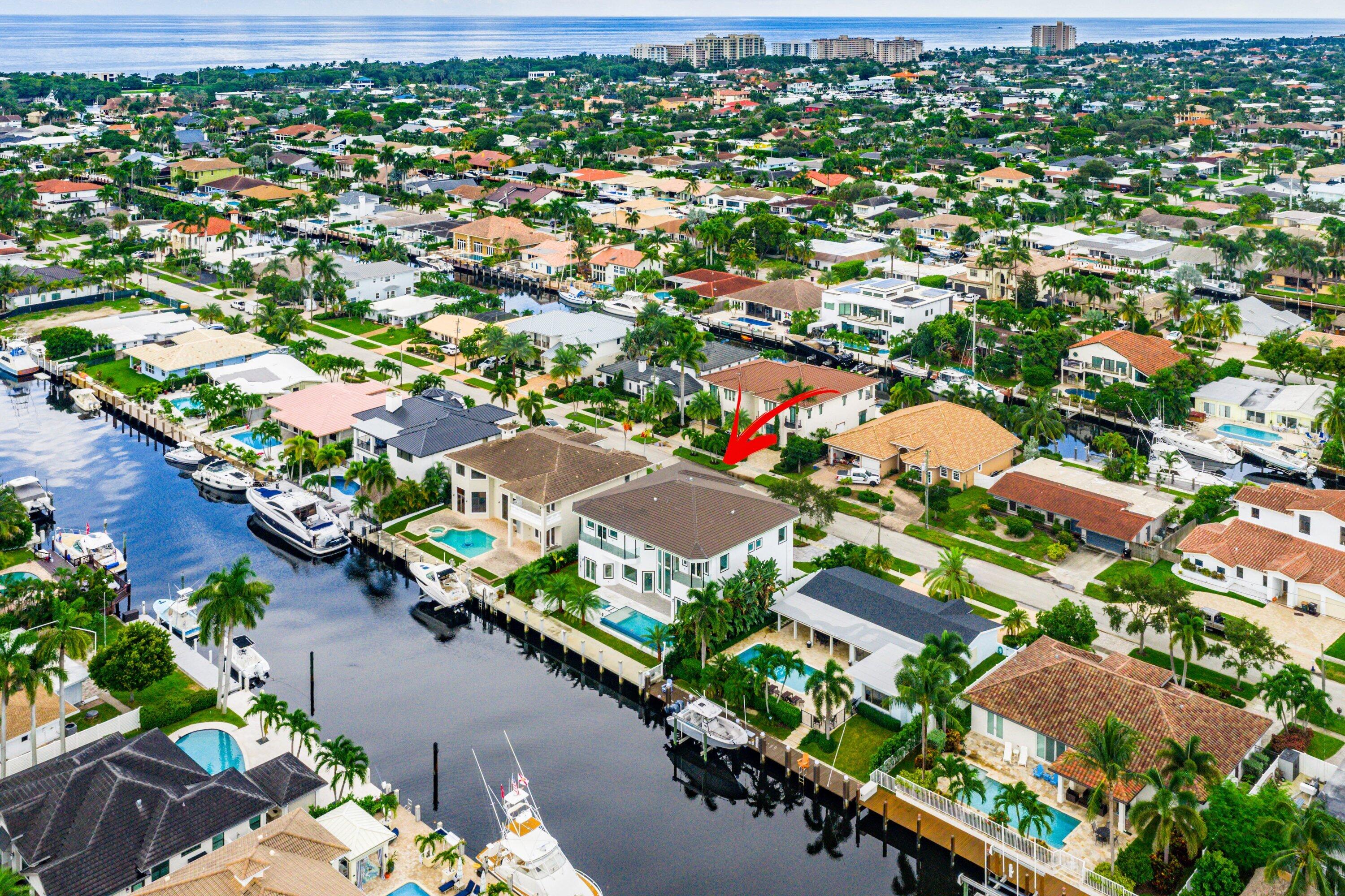 2641 Northeast 48th Street Lighthouse Point, FL 33064 - Photo 62 of 68 Aerial