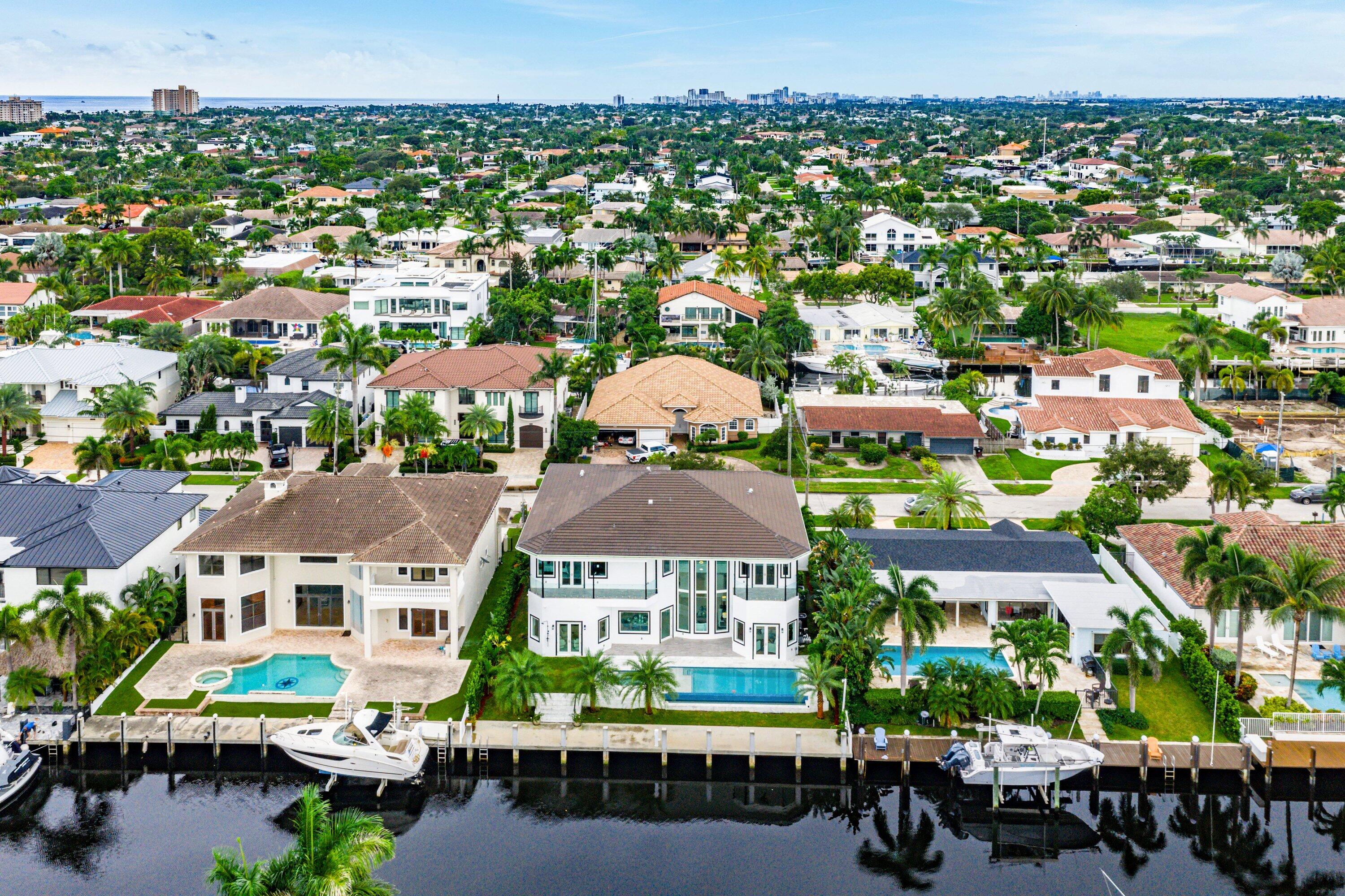 2641 Northeast 48th Street Lighthouse Point, FL 33064 - Photo 67 of 68 Aerial