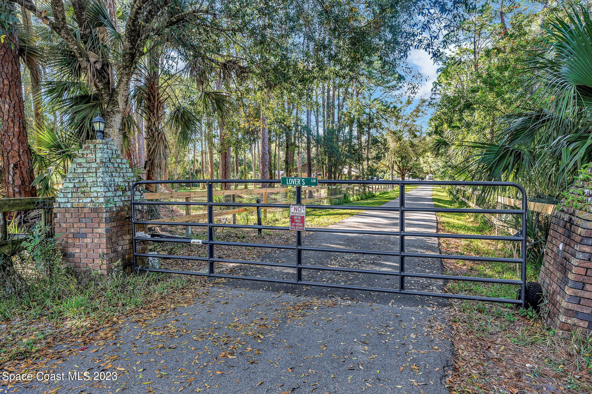 2281 Friday Road Cocoa, FL 32926 - Photo 48 of 72 a view of a bench in the backyard