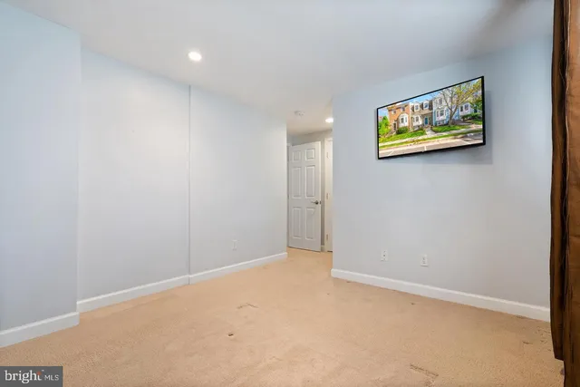 a view of a room with window