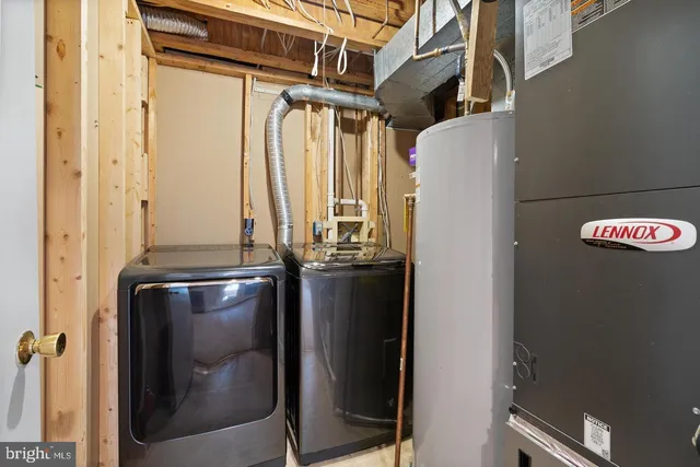 a bathroom with a mirror