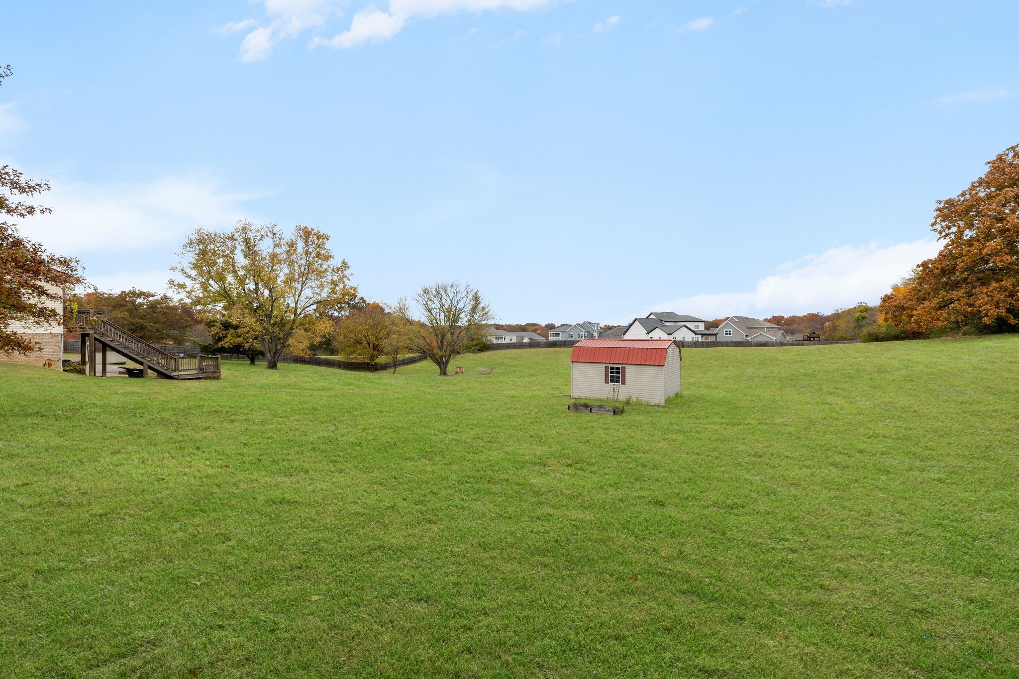 7514 Cox Pike Fairview, TN 37062 - Photo 30 of 37 a backyard of a house with lots of green space