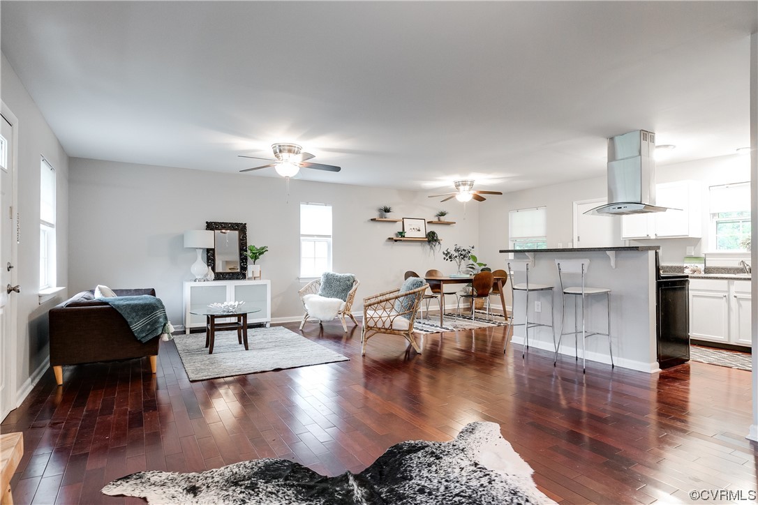 213 Monath Road Chesterfield, VA 23236 - Photo 3 of 38 a living room with furniture and wooden floor