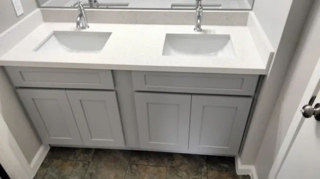 a close view of sink and tap