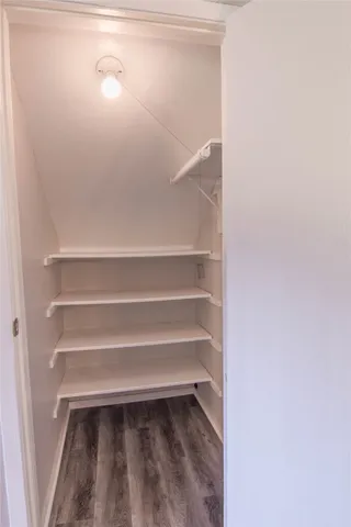 a view of a room with shelf