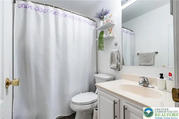 a bathroom with a sink and toilet
