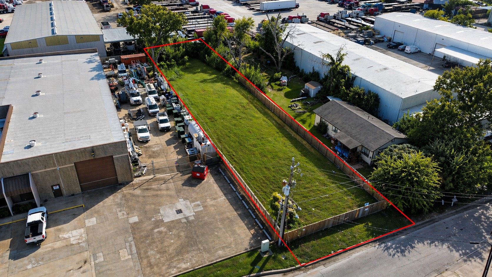 5717 Centralcrest Street Houston, TX 77092 - Photo 8 of 12 an aerial view of a backyard