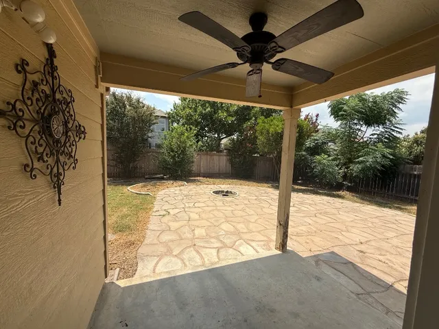 a view of an empty room