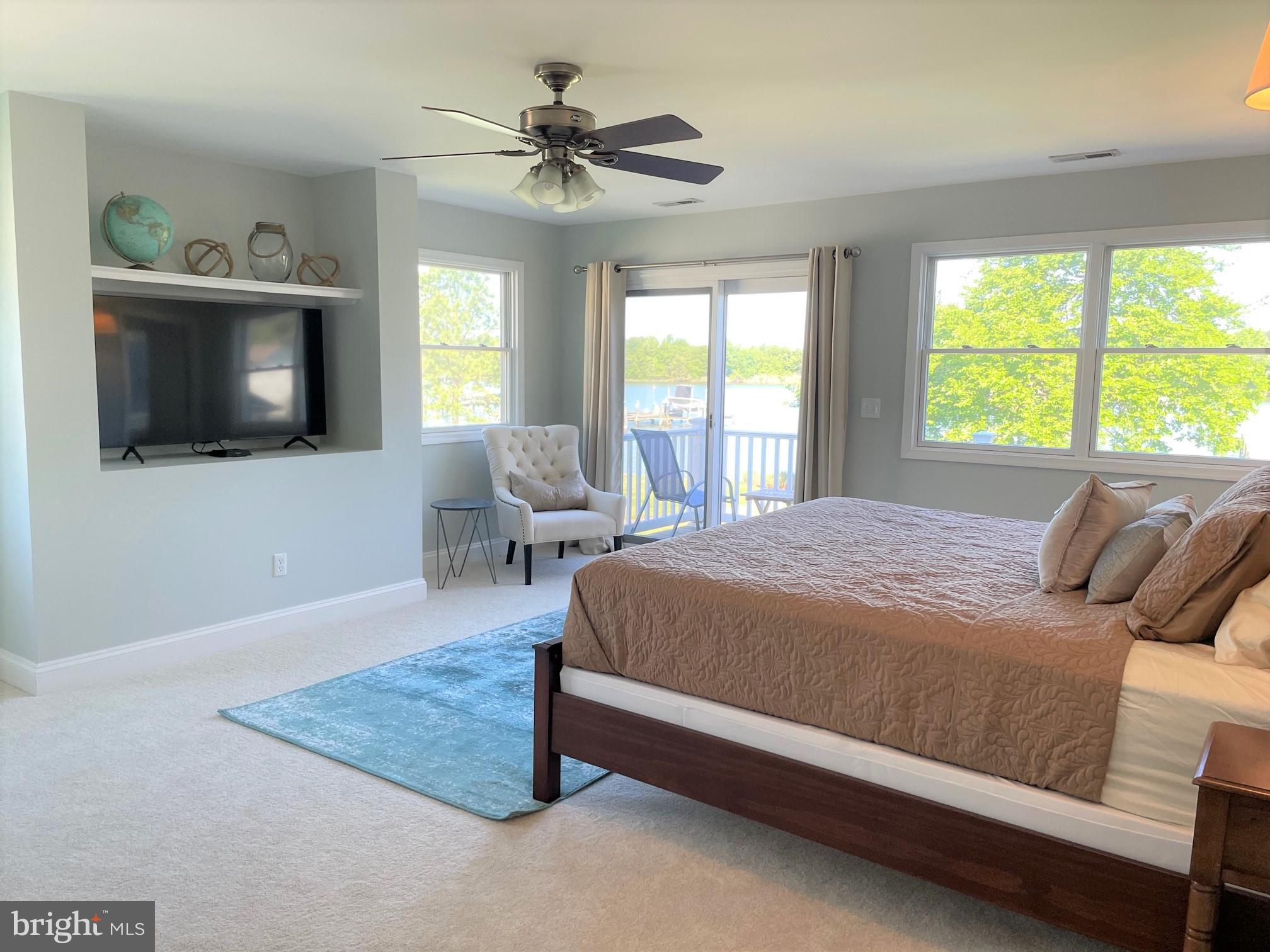 226 Bentons Pleasure Road Chester, MD 21619 - Photo 26 of 45 Serene bedroom with stunning water views.