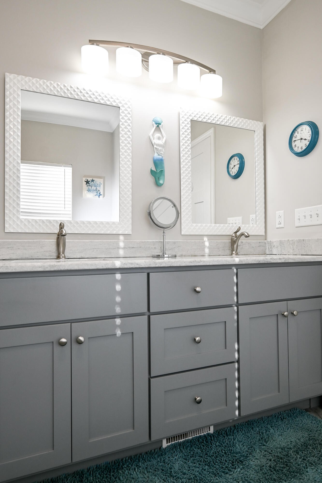 276 Mason Road McDonald, TN 37353 - Photo 32 of 67 a bathroom with a granite countertop sink and a mirror