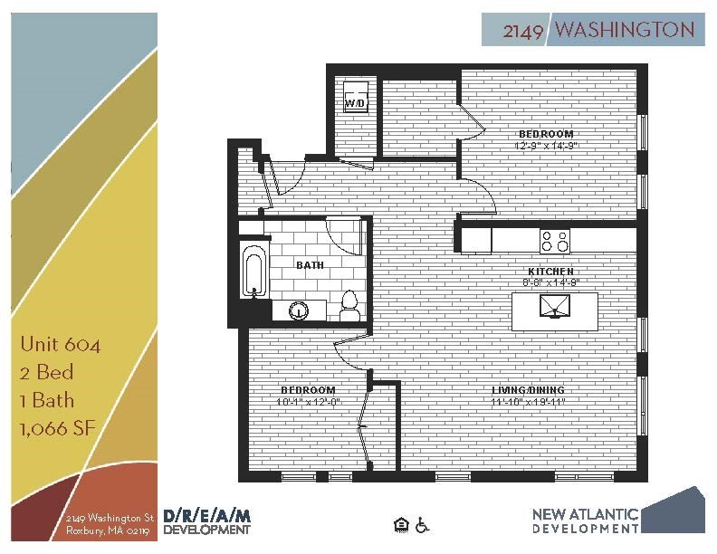 2149 Washington Street, Unit 604 Boston, MA 02119 - Photo 4 of 4 a picture of a book and a bed