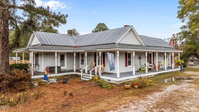 a view of a house with a patio