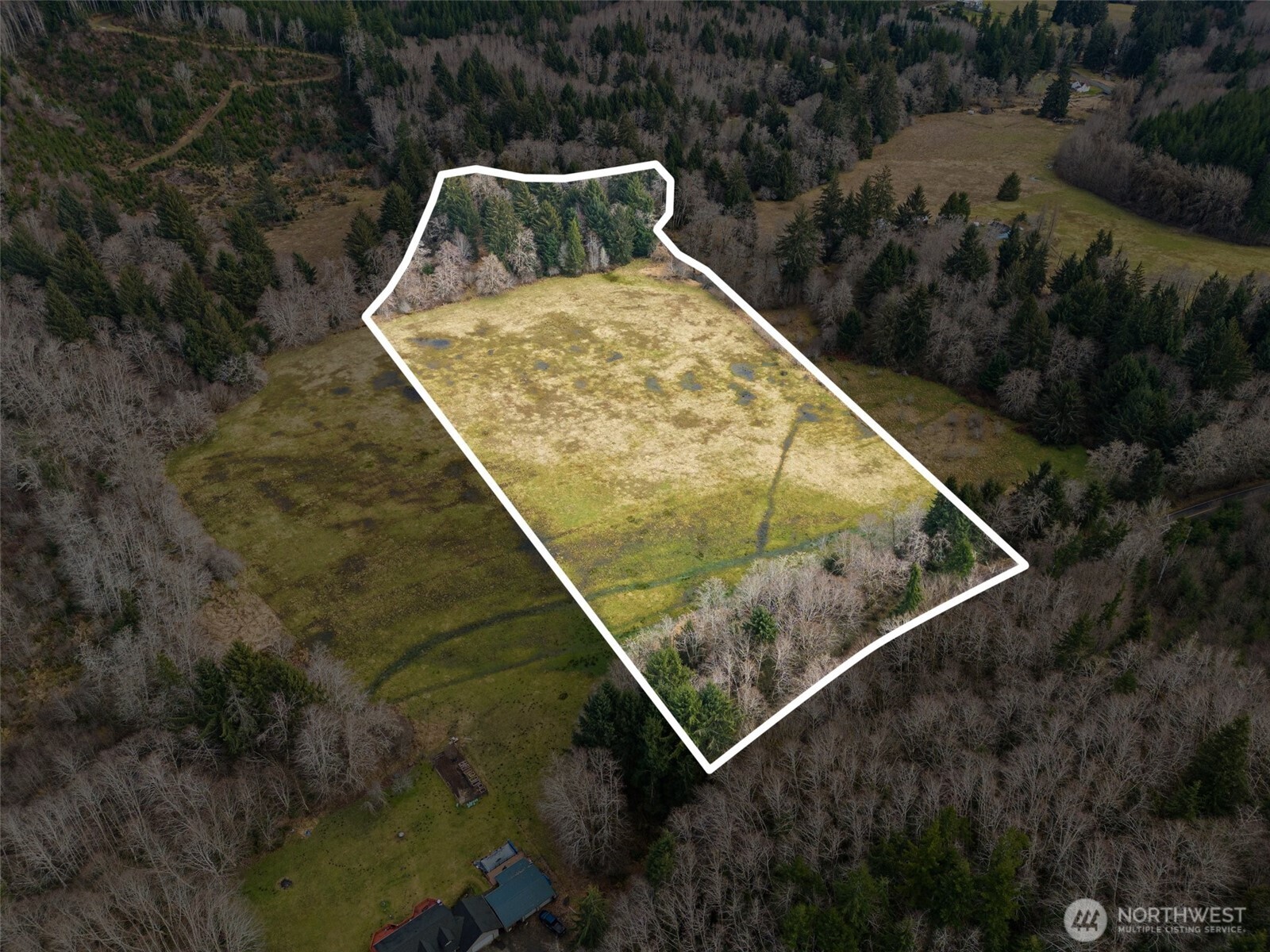 -xxx Rue Creek Road Raymond, WA 98577 - Photo 7 of 21 a view of a backyard