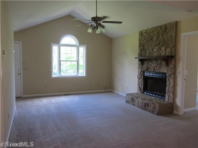 140 Farmview Road Madison, NC 27025 - Photo 8 of 16 Living Room. Wtih rock fireplace