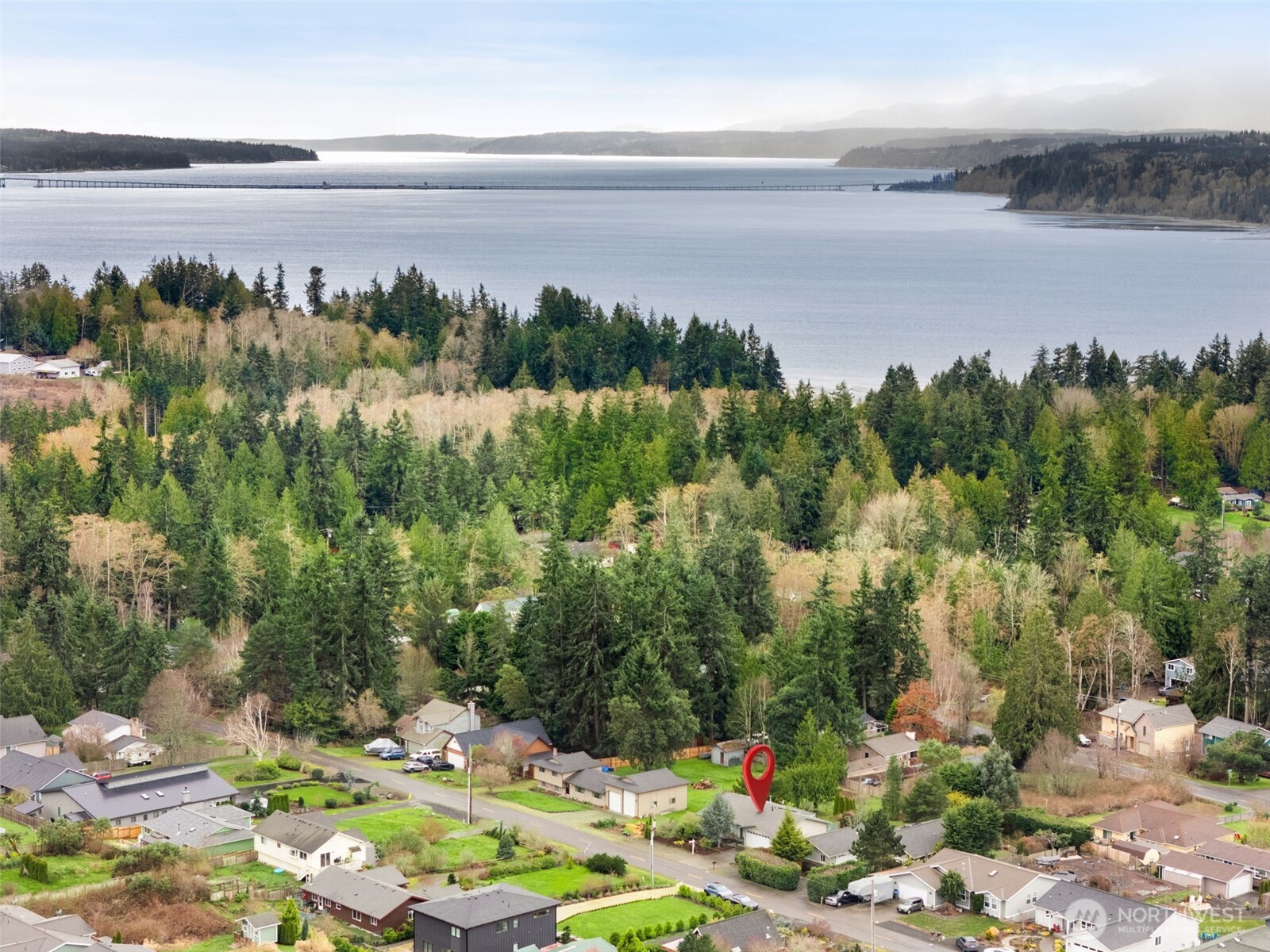37399 Buck Road Northeast Hansville, WA 98340 - Photo 29 of 40 a view of a lake with outdoor space