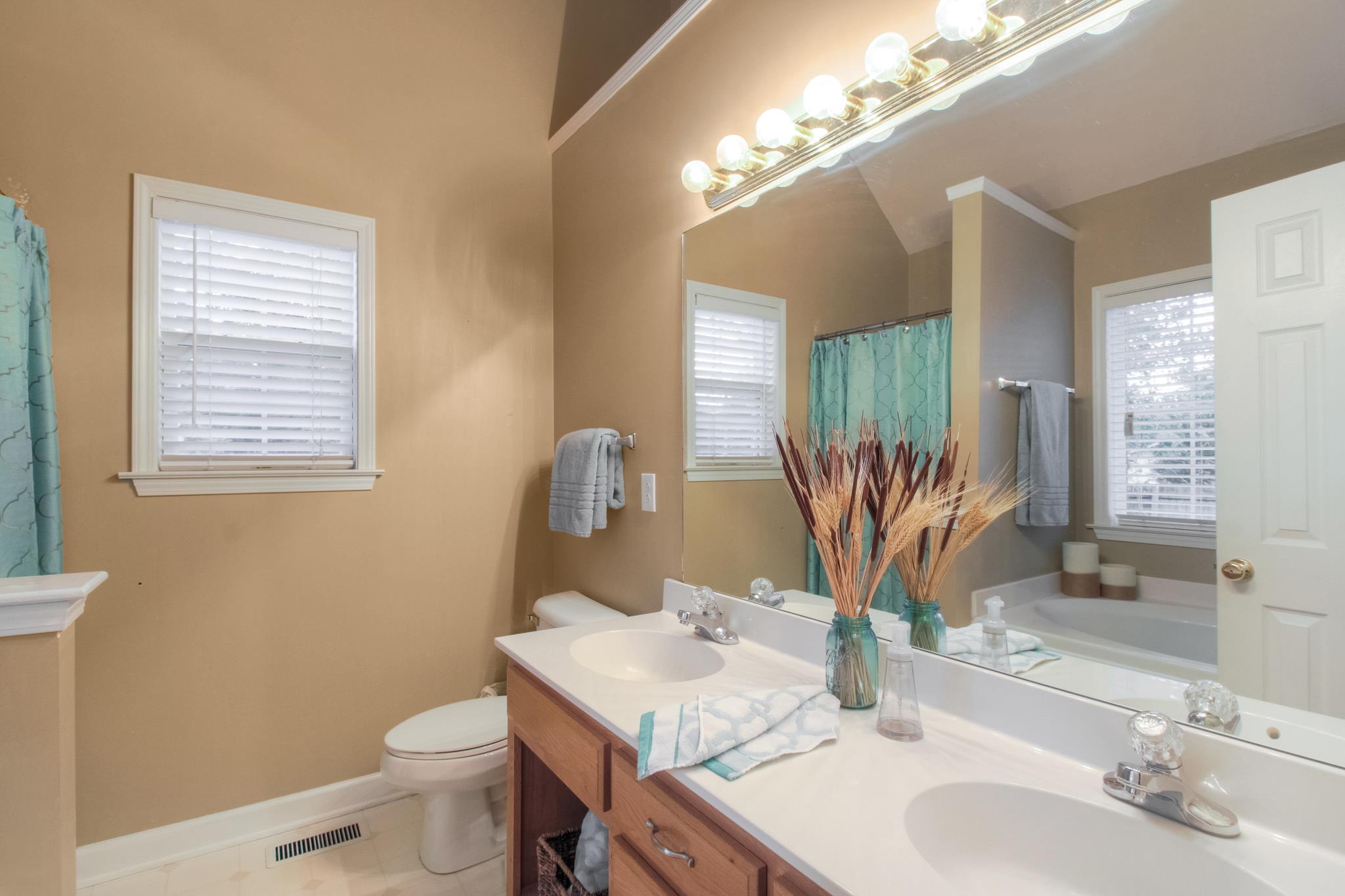 2832 Rippavilla Way Spring Hill, TN 37174 - Photo 9 of 14 a bathroom with a sink vanity mirror and toilet