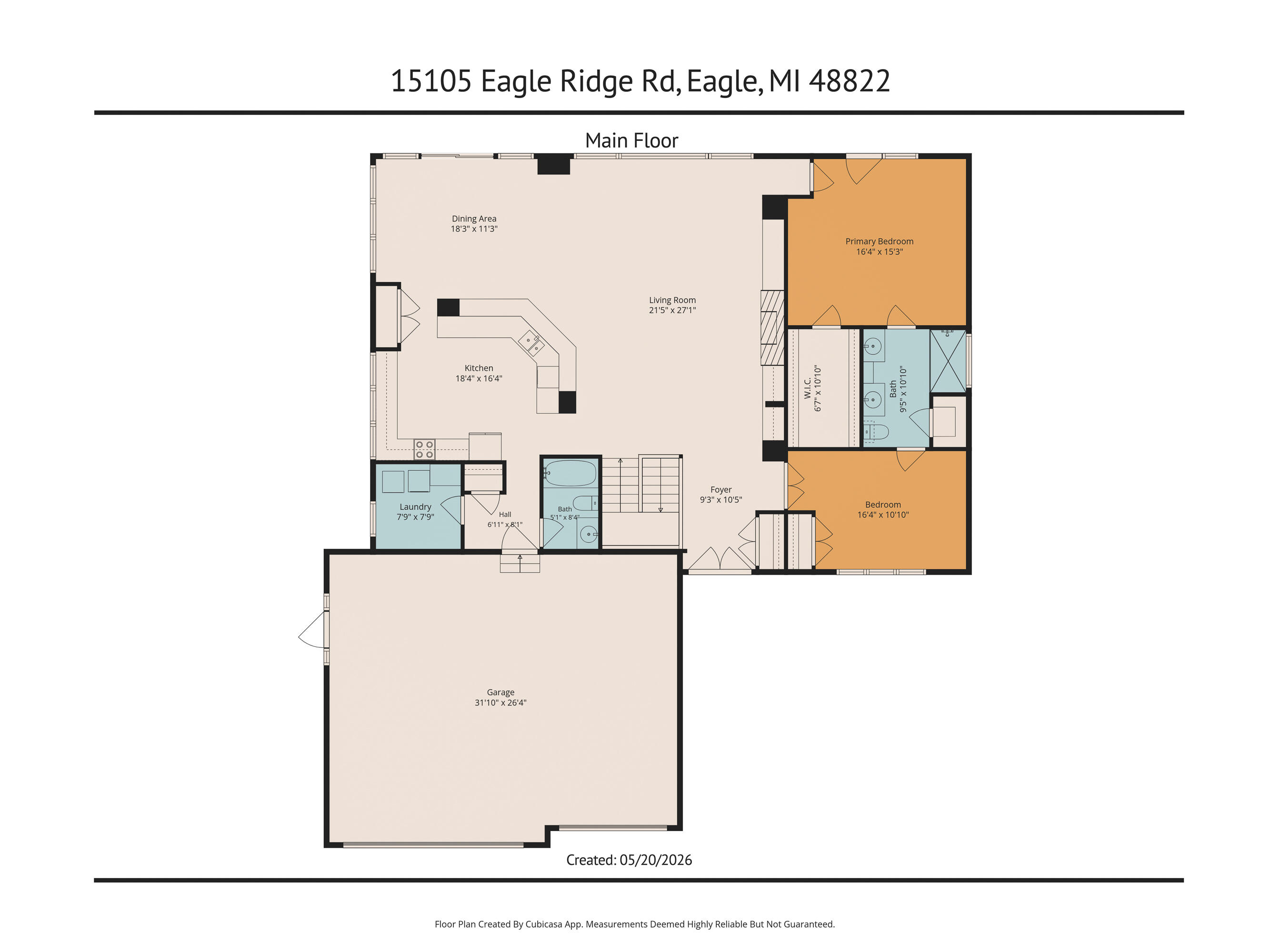 15105 Eagle Ridge Road Eagle, MI 48822 - Photo 50 of 52 0-floorplan-2