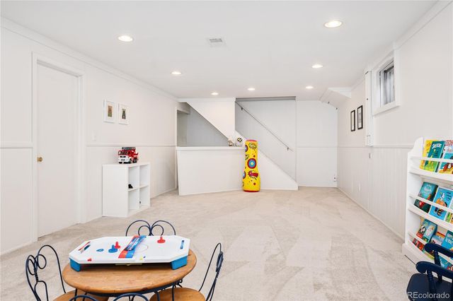 a view of a room with toys