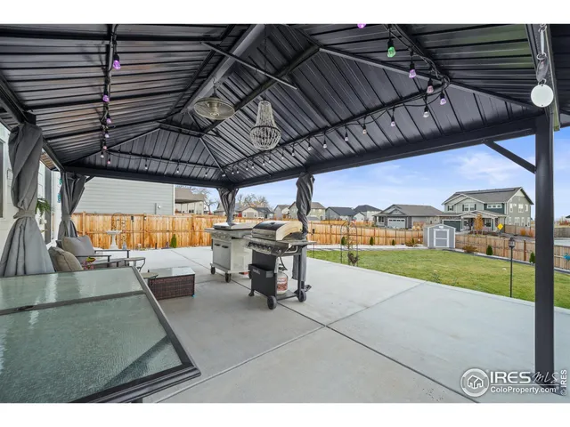 a view of outdoor space with seating