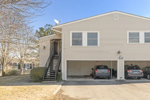 a view of a house with a patio