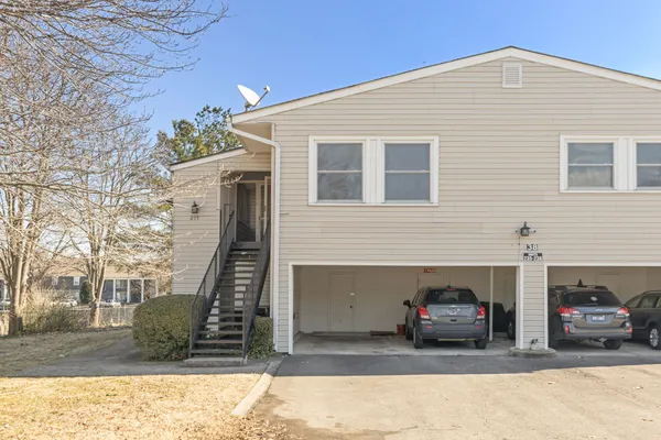 a view of a house with a patio