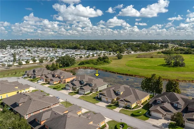 a view of a street with an ocean