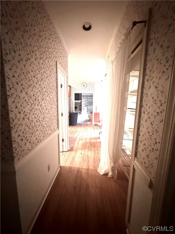 13002 Rockridge Road Chester, VA 23831 - Photo 47 of 49 a view of a hallway with wooden floor and windows