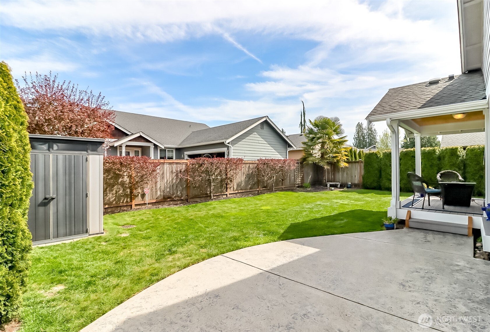 315 Dennis Way Monroe, WA 98272 - Photo 34 of 37 a view of a house with backyard and porch