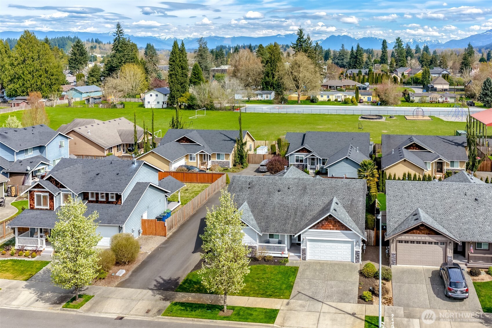 315 Dennis Way Monroe, WA 98272 - Photo 5 of 37 an aerial view of a house with a big yard
