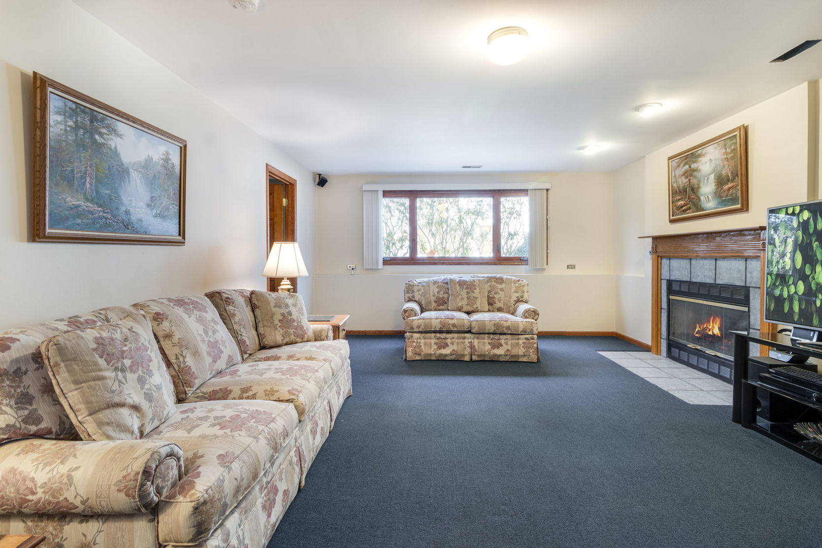 16641 West Oneida Drive Lockport, IL 60441 - Photo 18 of 24 a living room with furniture and a fireplace