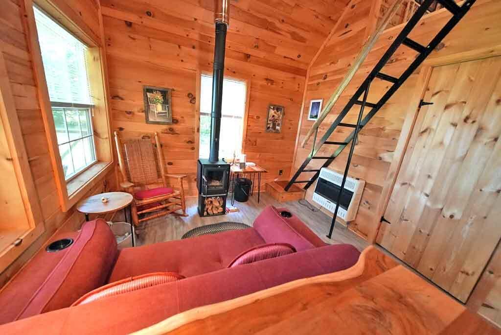 35 Sandy Beach Road Danforth, ME 04424 - Photo 7 of 53 stair-ladder-loft-lake-prop