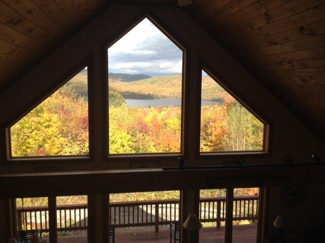 70 Stevens Road Stoneham, ME 04231 - Photo 17 of 47 fall,loft view