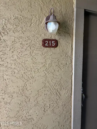 a view of a bench in balcony