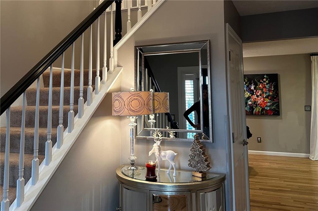 549 Dorchester Drive Seven Fields, PA 16046 - Photo 3 of 35 a view of entryway and hall with wooden floor