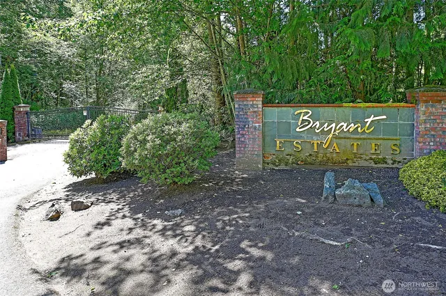 a view of a park with plants and trees