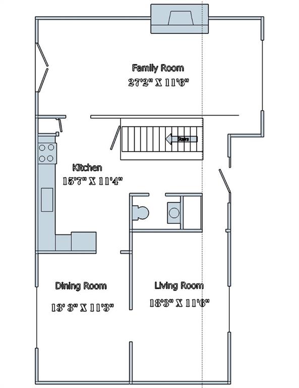 750 Old Millcreek Road Hookstown, PA 15050 - Photo 38 of 44 More accurate room dimensions.