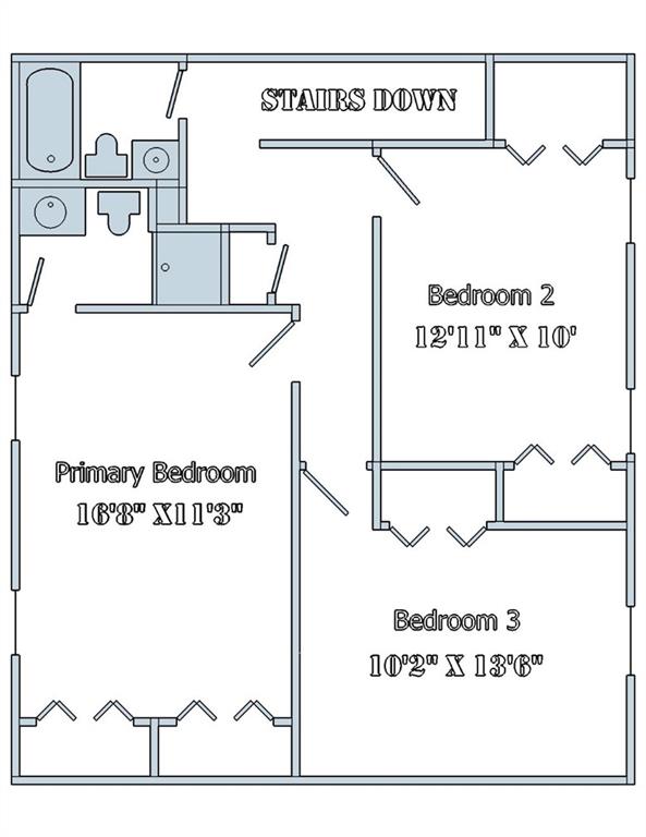 750 Old Millcreek Road Hookstown, PA 15050 - Photo 39 of 44 More accurate room dimensions.