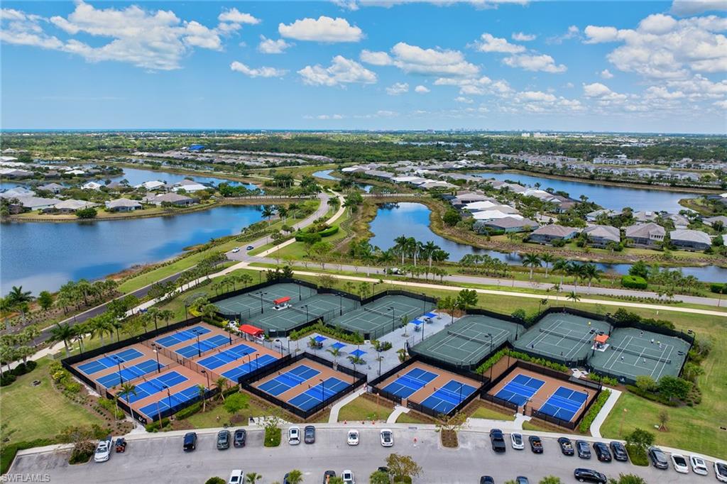 8871 Nevis Way Naples, FL 34112 - Photo 49 of 50 an aerial view of tennis court