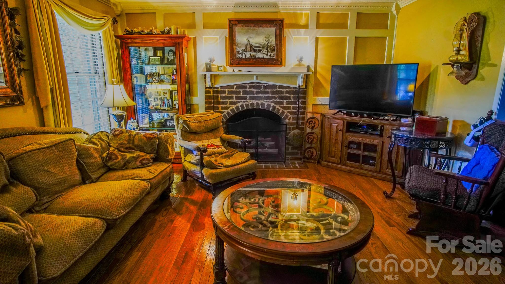 204 Old Stage Coach Road Lawndale, NC 28090 - Photo 19 of 33 a living room with furniture and a flat screen tv