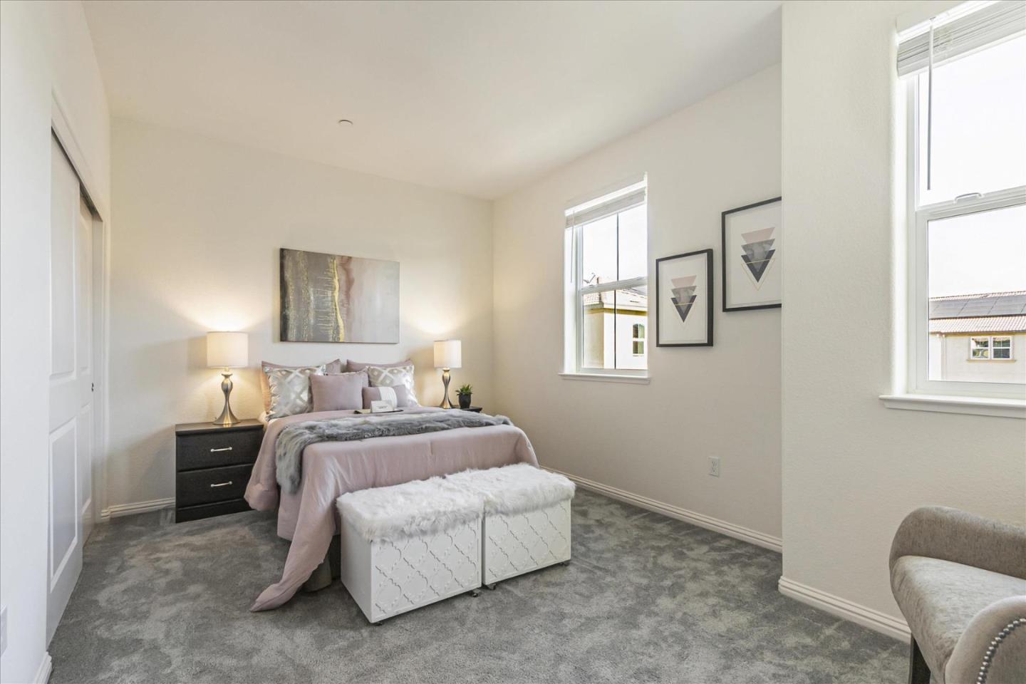 37366 Sequoia Road Fremont, CA 94536 - Photo 18 of 32 a bedroom with a bed and a couch