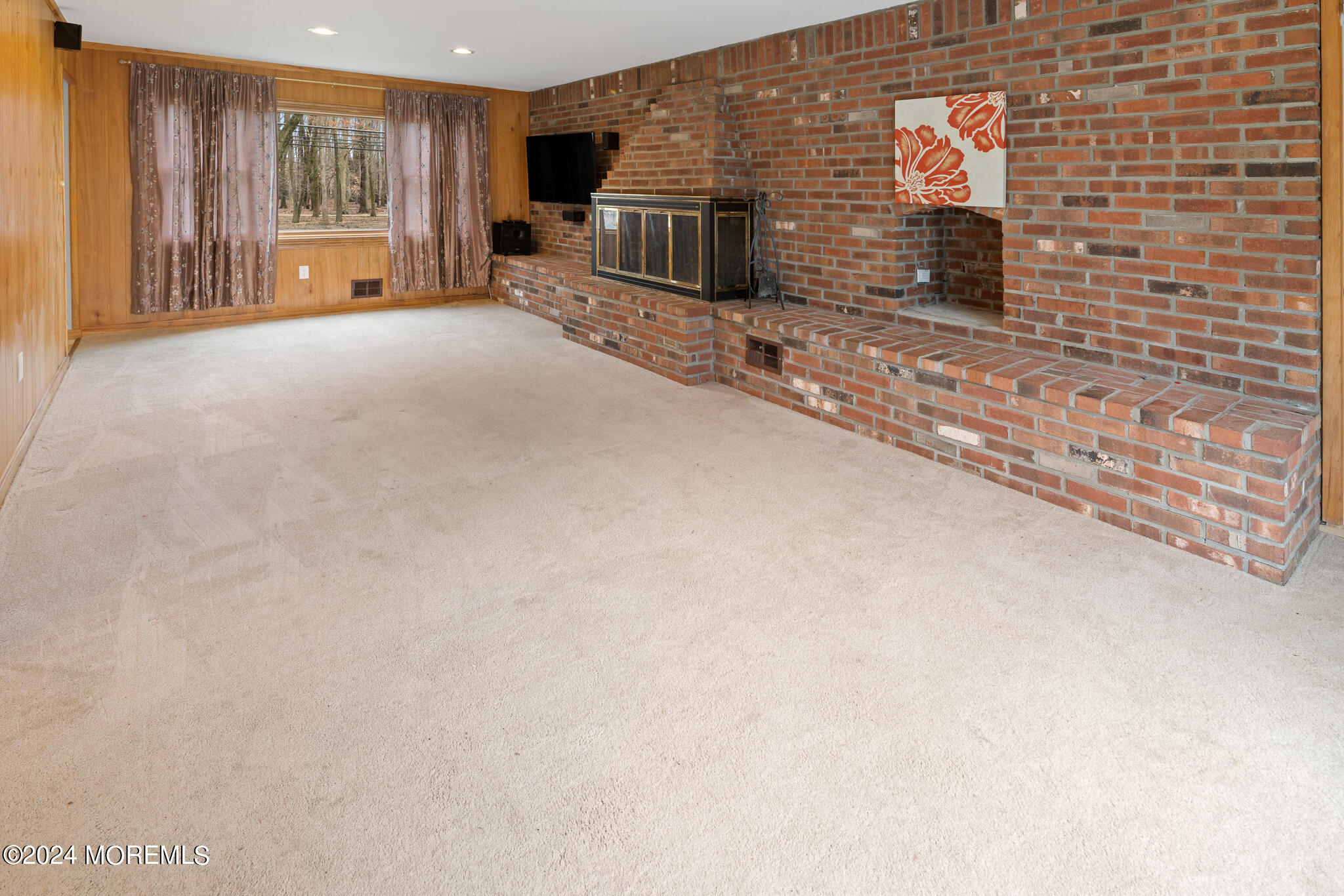 362 Elton Adelphia Road Freehold, NJ 07728 - Photo 19 of 38 a view of an empty room with a fireplace