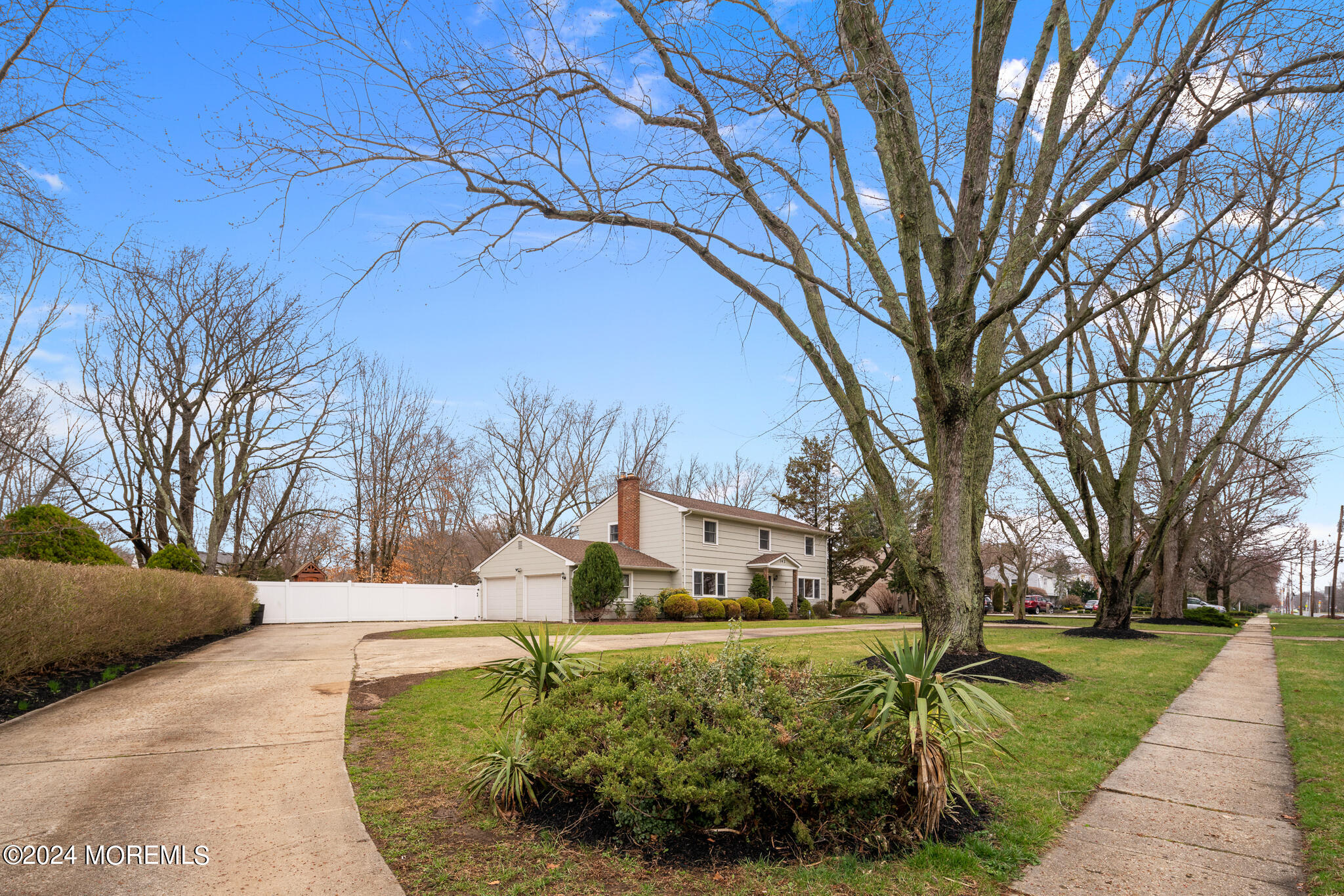 362 Elton Adelphia Road Freehold, NJ 07728 - Photo 6 of 38 a view of yard with tree s