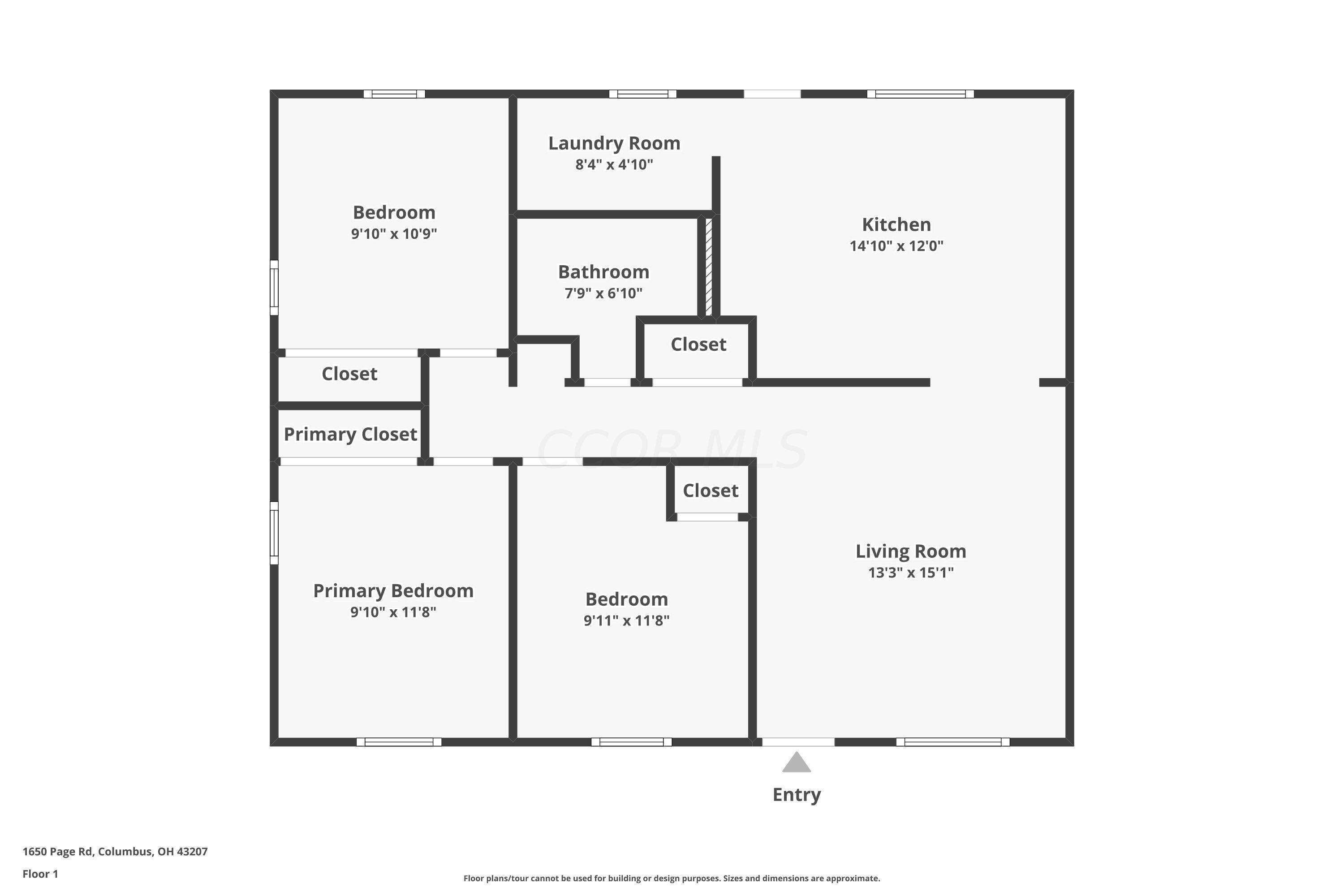 1650 Page Road Columbus, OH 43207 - Photo 42 of 42 Floor Plan