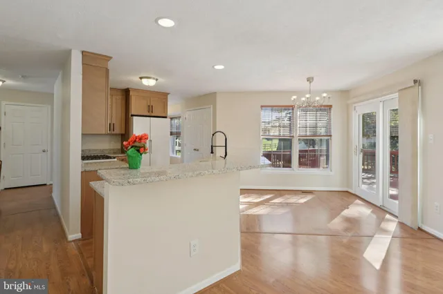 a view of a livingroom with a staircase
