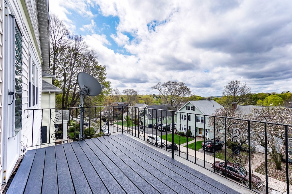 45 Redlands Road Boston, MA 02132 - Photo 33 of 41 a view of city from a balcony