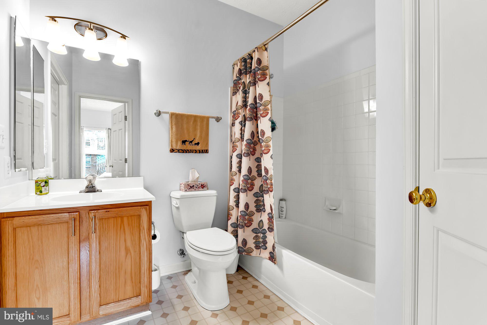 6 Brook Farm Court, Unit E Perry Hall, MD 21128 - Photo 31 of 41 Guest Bath w/linen closet