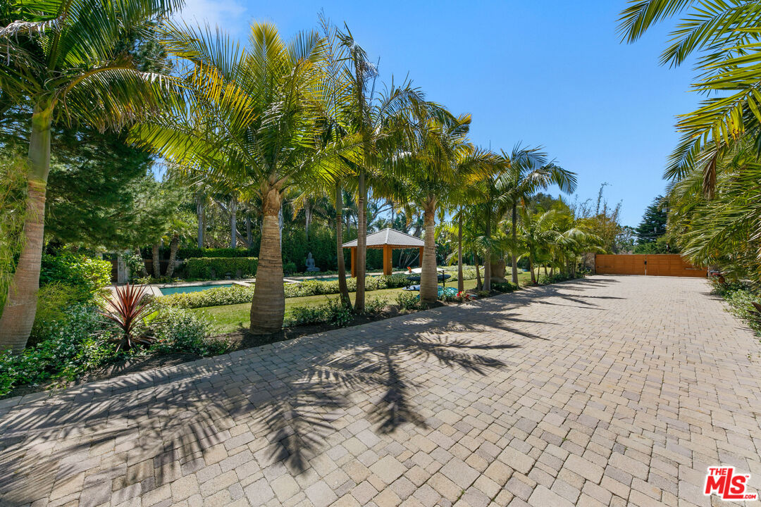 6902 Wildlife Road Malibu, CA 90265 - Photo 39 of 41 a small garden covered with tall trees