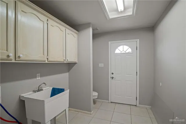 a bathroom with a sink