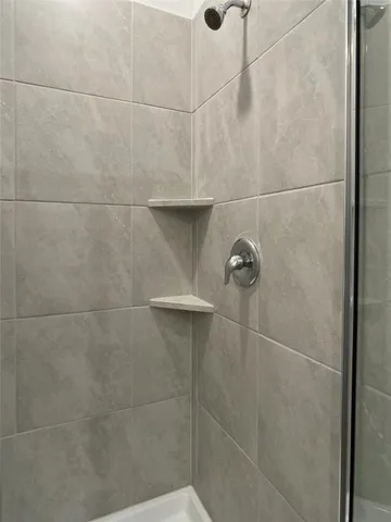 a close up view of racks on the wall